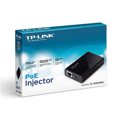 TP-Link TL-POE150S Injecteur Poe Gigabit Plug-And-Play 1 Port