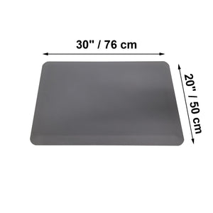 Tapis Anti-Fatigue Résistant à la Moisissure, 30" x 20" ,Gris - Simple Boutique