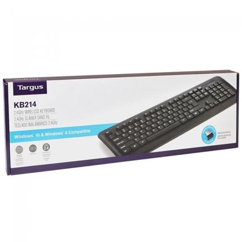 Targus KB214 Clavier Sans Fil 2.4G Noir - Simple Boutique