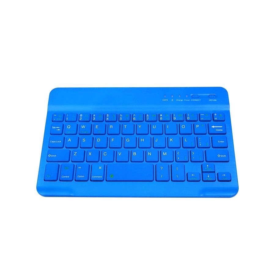 Tech Theory - Ensemble pour l'école à la Maison, Comprend Clavier Bluetooth, Souris Sans-Fil, Casque d'écoute Filaire et Tapis de Souris, Bleu - Simple Boutique