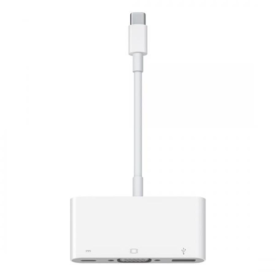 TechCraft AU3C-VGAMULTI Adaptateur Multiport USB 3.0 type C vers VGA, Blanc - Simple Boutique
