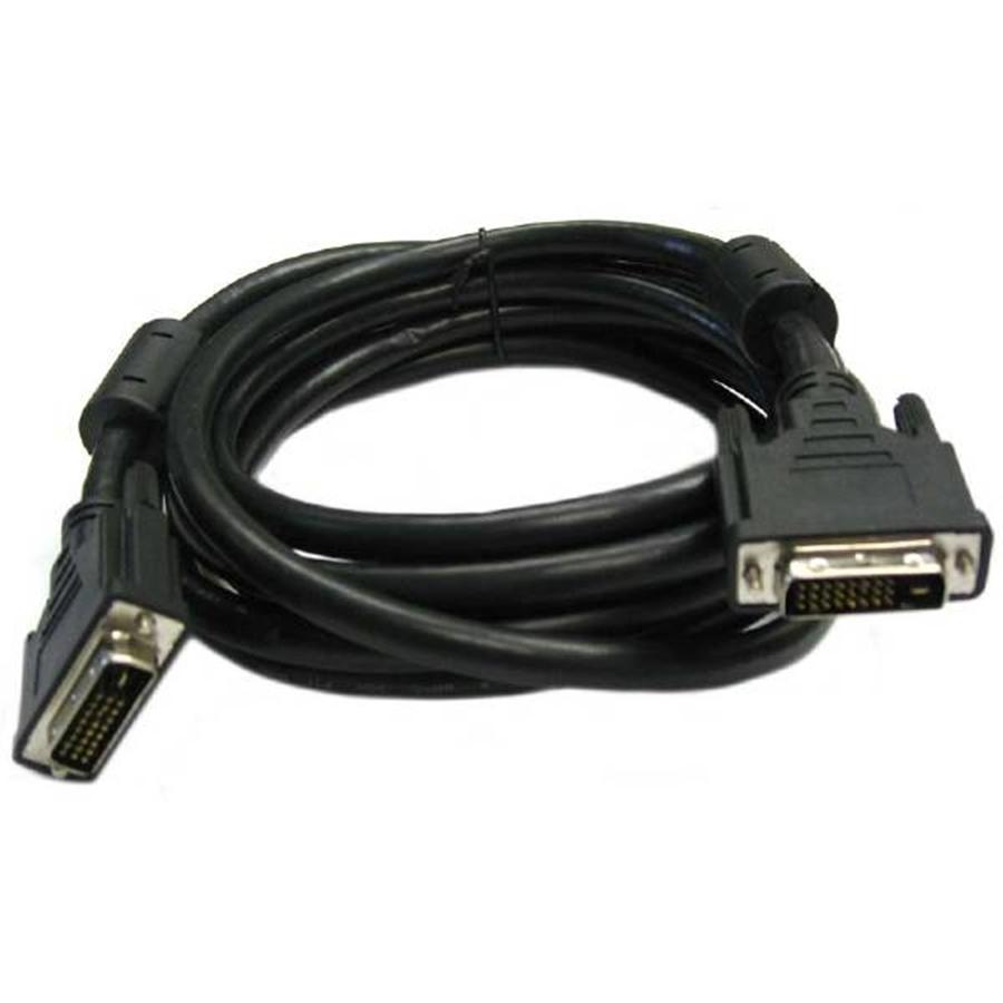 TechCraft Câble DVI-D Dual Link 16,5 pi (5 m) (Mâle / Mâle) 9,9 Gbps Noir - Simple Boutique