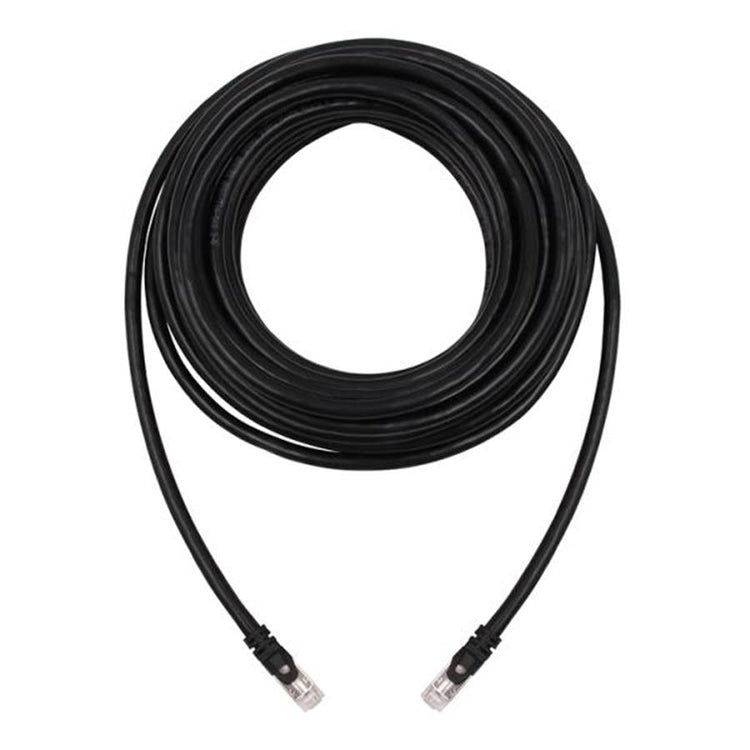 TechCraft - Câble Réseau FTP avec Connecteurs Métalliques CAT8, Blindé, Longeur de 2 Pieds, Noir - Simple Boutique