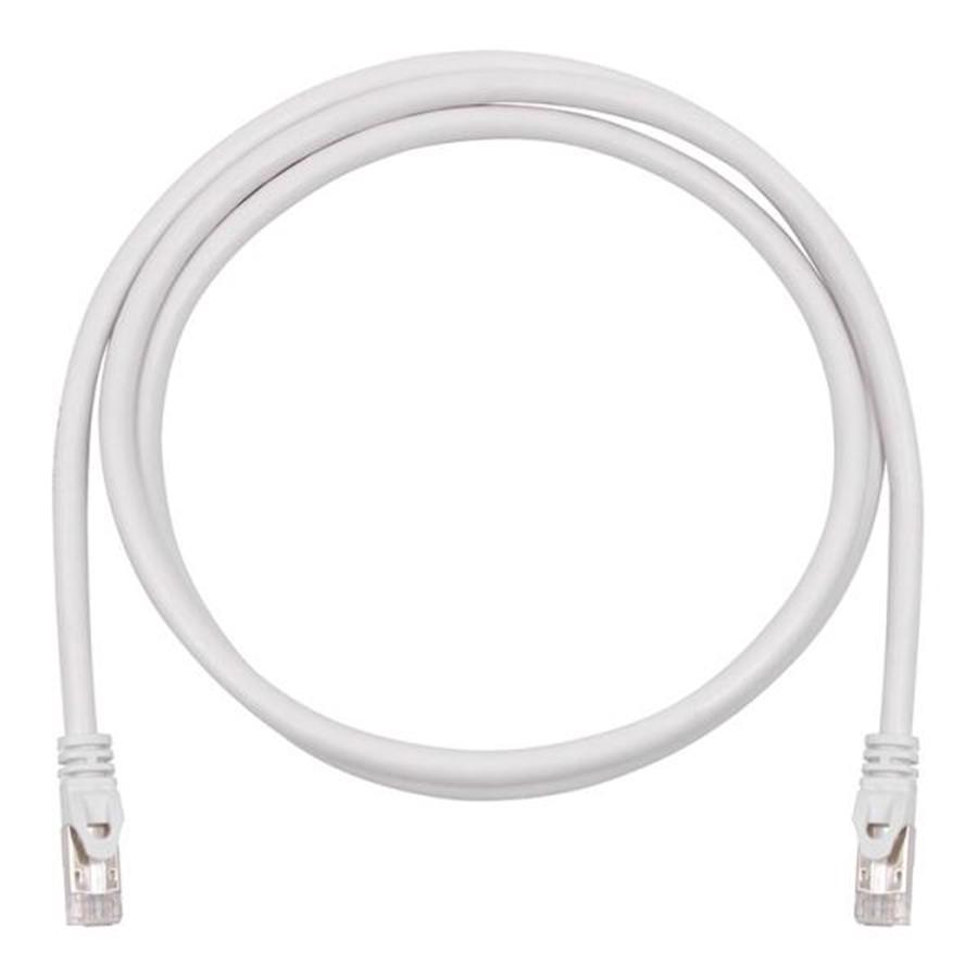 TechCraft - Câble Réseau FTP avec Connecteurs Métalliques CAT8, Blindé, Longeur de 25 Pieds, Blanc - Simple Boutique