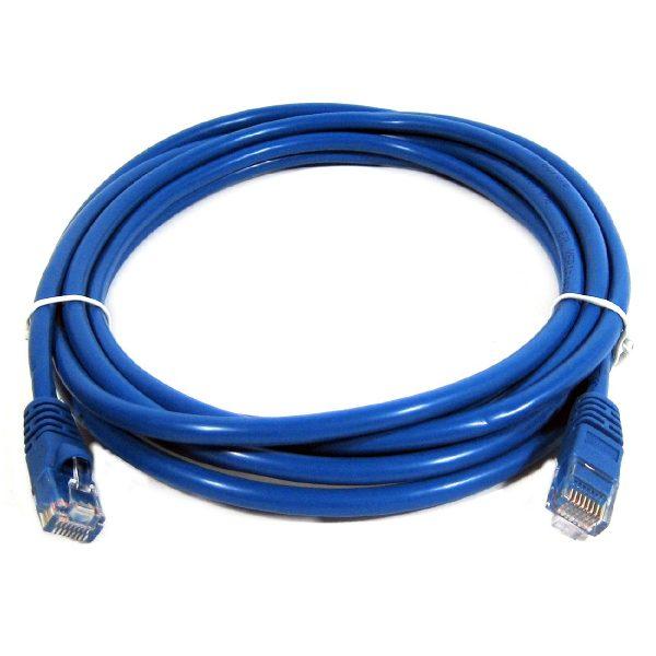 TechCraft Câble ethernet réseau Cat5e 350MHz RJ-45 3 pieds Bleu - Simple Boutique