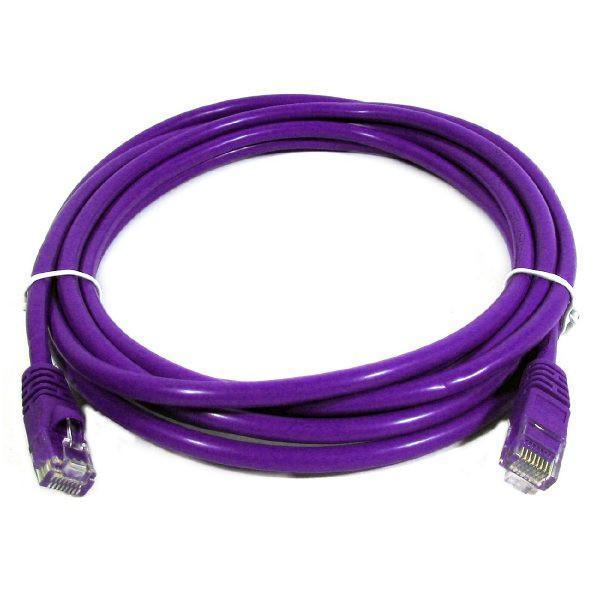 TechCraft Câble ethernet réseau Cat5e 350MHz RJ-45 5 pieds Violet - Simple Boutique