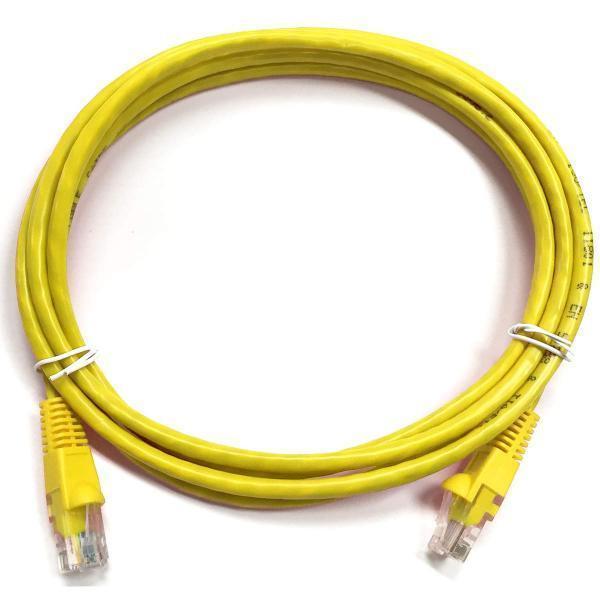 TechCraft Câble ethernet réseau Cat5e 350MHz RJ-45 6 pieds Jaune - Simple Boutique