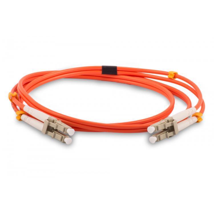 TechCraft Câbles Réseau Fibre Optique OM1 LC à LC Orange 2 mètres (6.5 pieds) - Simple Boutique