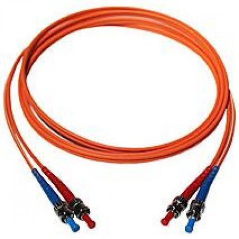 TechCraft Câbles Réseau Fibre Optique OM1 ST à ST Orange 1 mètre (3 pieds)