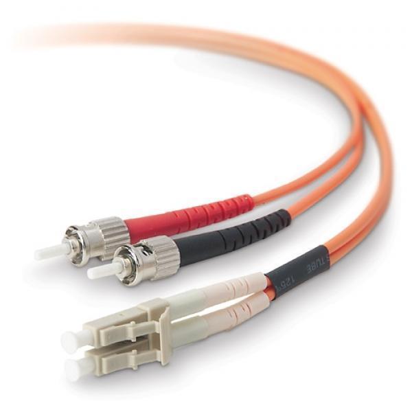 TechCraft Câbles Réseau Fibre Optique OM2 LC à ST Orange 3 mètres (10 pieds) - Simple Boutique