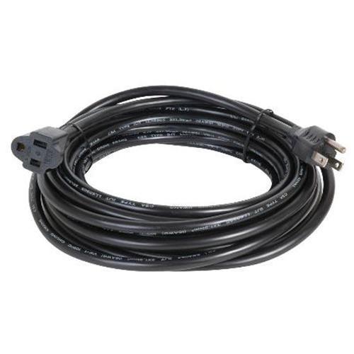 TechCraft Extension d'alimentation universel ordinateurs, HDTV 25pi Noir - Simple Boutique