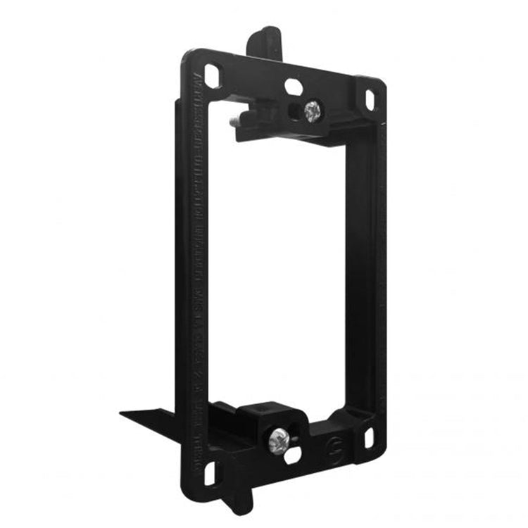 TechCraft - Plaque de Câble Basse Tension Encastré à 1 Ouverture avec Support de Montage, Blanc - Simple Boutique