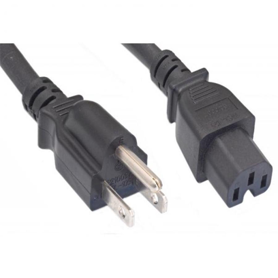 TechCraftCâble d'Alimentation 3' NEMA 5-15P à IEC-60320-C15 14 AWG - Simple Boutique