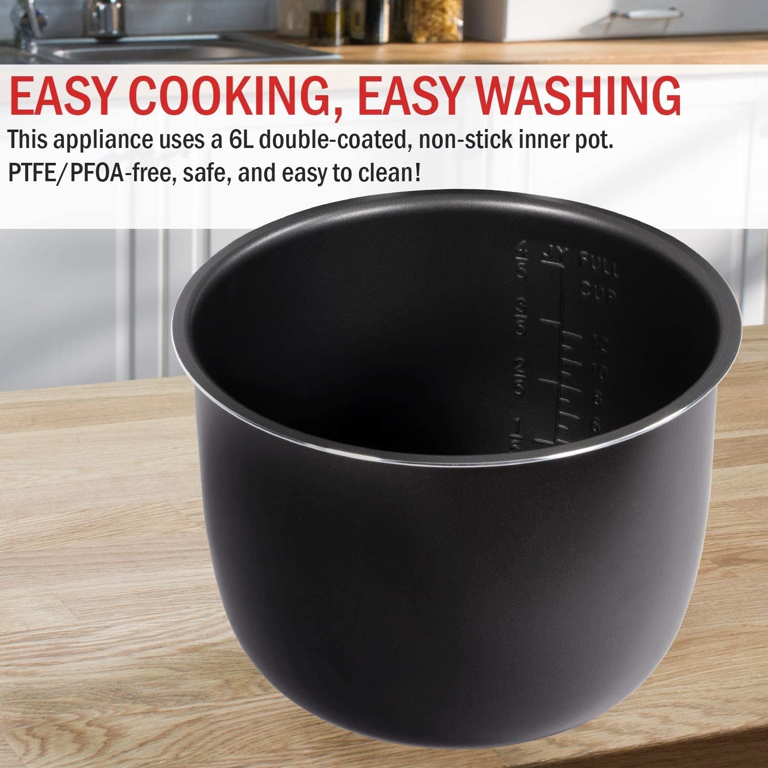 Thomson - Autocuiseur et Friteuse à Air 9-en1, Capacité de 6 Litres, Acier Inoxydable - Simple Boutique