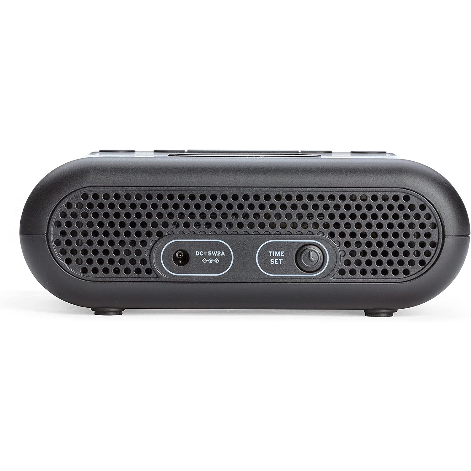 Timex - Radio-Réveil à Double Alarme avec Écran LED, Chargement Sans-Fil et Batterie de Secours, Noir - Simple Boutique