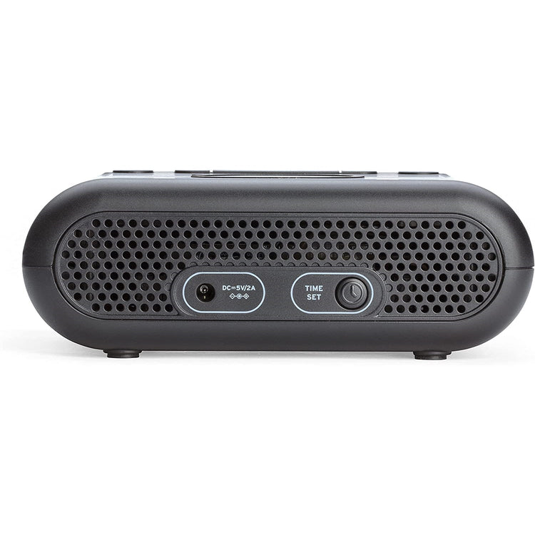 Timex - Radio-Réveil à Double Alarme avec Écran LED, Chargement Sans-Fil et Batterie de Secours, Noir - Simple Boutique