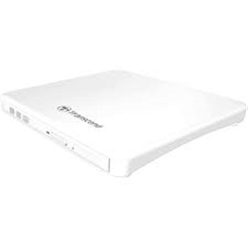 Transcend Graveur DVD-RW Externe 8X Portable Ultra-Fin USB Blanc - Simple Boutique
