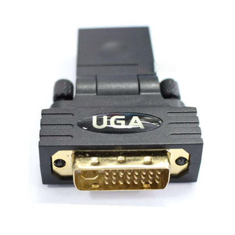 UGA Adaptateur Dual Link DVI I 24 + 5 Mâle Vers HDMI Femelle