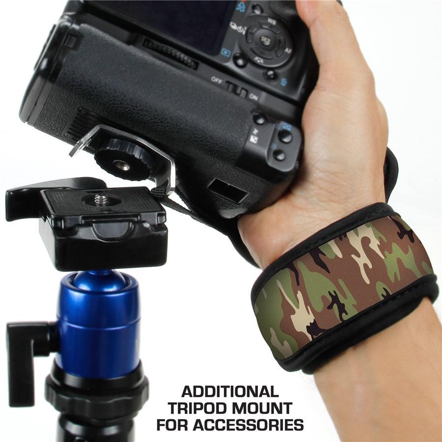 USA GEAR GRCMDG0110CGEW Dragonne Professionnelle avec Poignée en Néoprène Camouflage Vert - Simple Boutique