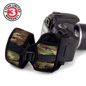 USA GEAR GRCMDG0110CGEW Dragonne Professionnelle avec Poignée en Néoprène Camouflage Vert - Simple Boutique