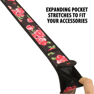 USA GEAR GRCMMS0100FLEW Sangle pour Caméra avec Coussin de Néoprène Antidérapant Ajustable Floral - Simple Boutique