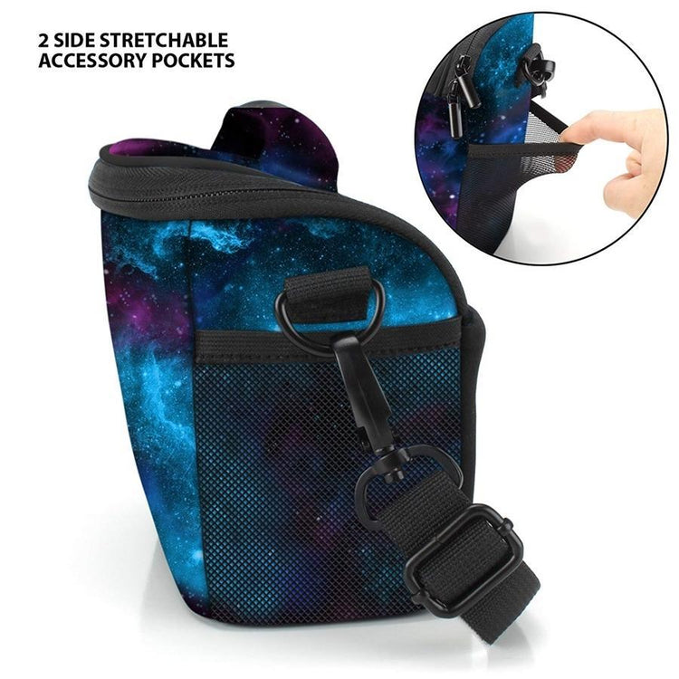 USA GEAR GRQLQIL100GAEW Sac à bandoulière pour Appareil Photo Compact Galaxy - Simple Boutique