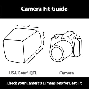 USA GEAR GRQLQTL100FLEW Étui pour Appareil Photo DSLR Reflex Numérique Portable Floral - Simple Boutique