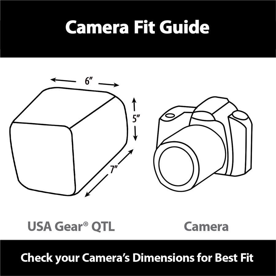 USA GEAR GRQLQTL100FLEW Étui pour Appareil Photo DSLR Reflex Numérique Portable Floral - Simple Boutique