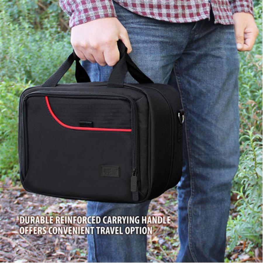 USA GEAR GRSLS14100RDEW Étui de Transport pour Nintendo Switch avec Compartiments de Rangement Rouge - Simple Boutique