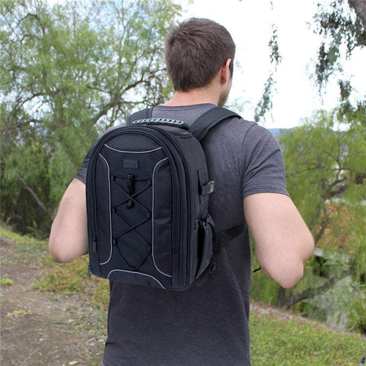 USA GEAR GRSLS16200BKEW Sac à dos pour Appareil Photo SLR avec Étui Imperméable Noir - Simple Boutique