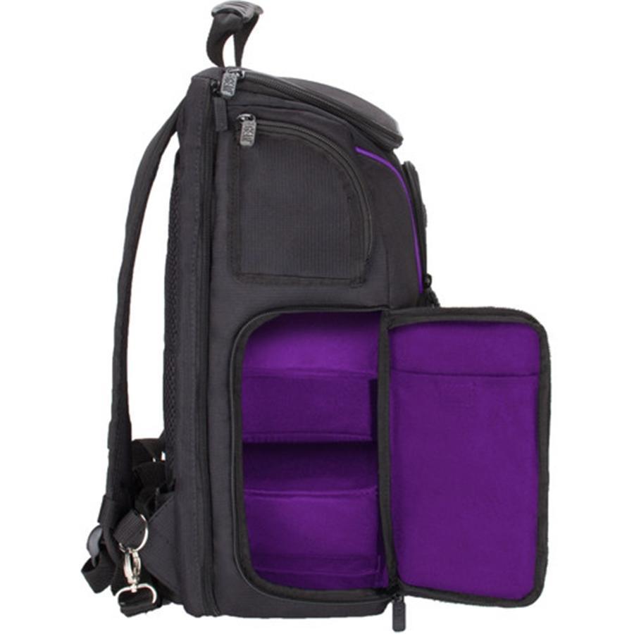 USA GEAR GRSLS17100PREW Sac à Dos pour Appareil Photo DSLR Mauve - Simple Boutique