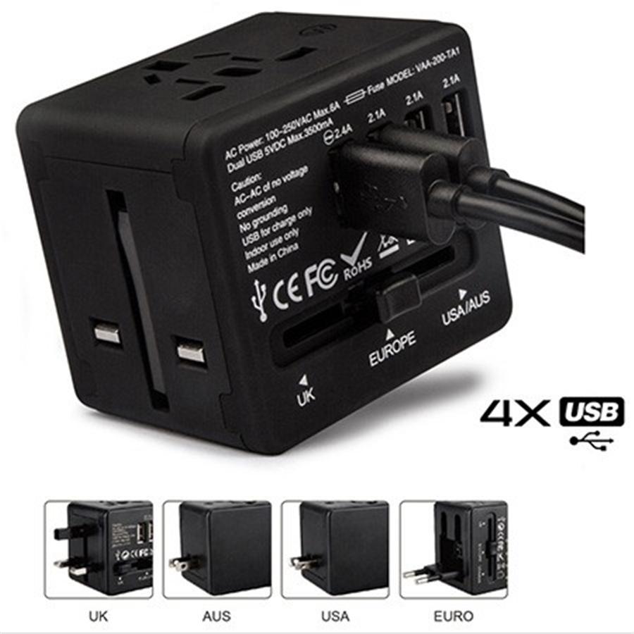Simple à double port USB nous Universelle AC adaptateur électrique