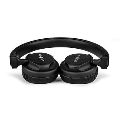 Veho ZB-5 - Casque d'écoute Bluetooth, Léger et Pliable avec Microphone contrôles audio Noir