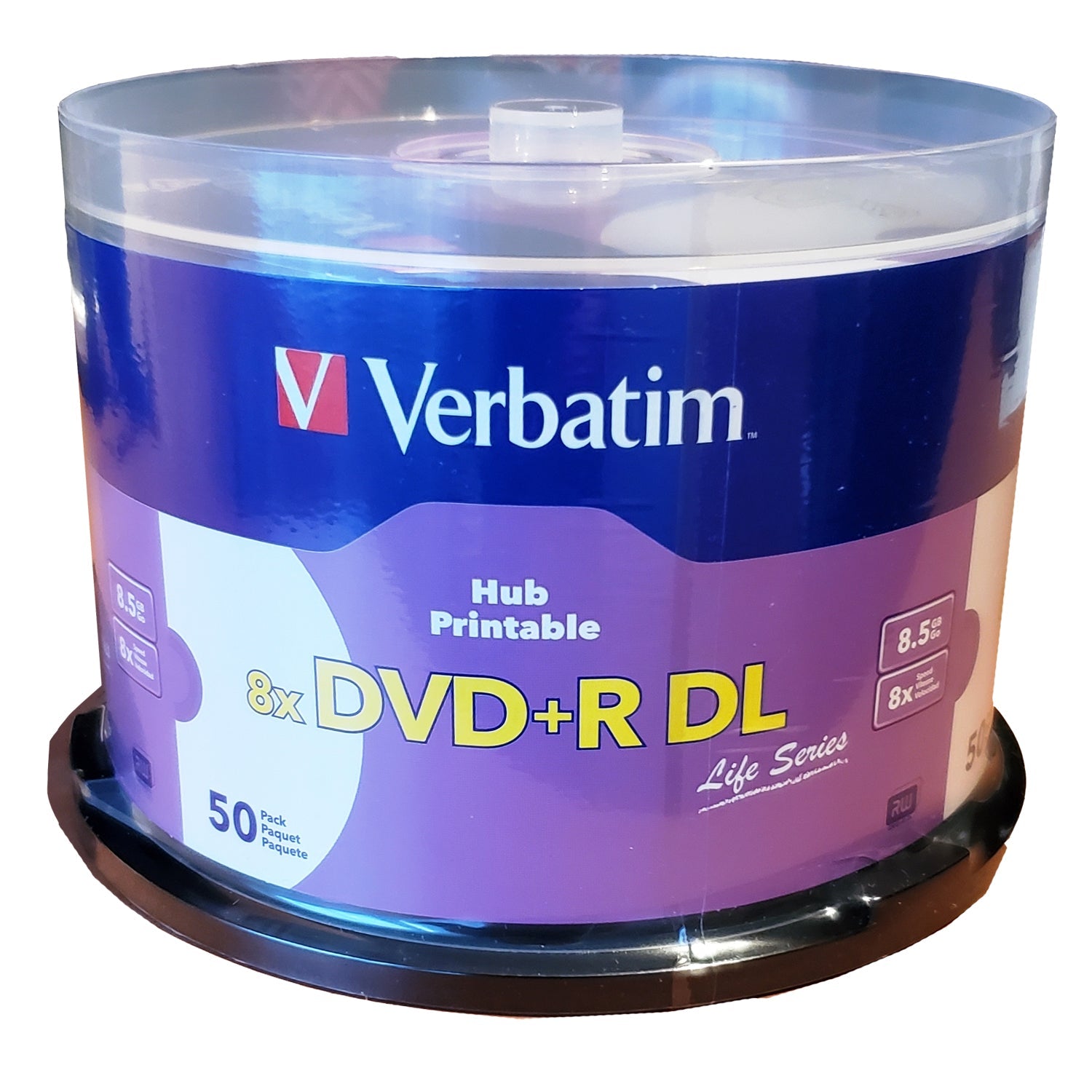 Verbatim Disques Vierges DVD+R DL 8.5GB 8X 50PK Inkjet Printable - Simple Boutique