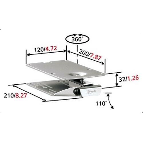Vogel's Support TV Sous Armoire Universel Inclinable Et Rotatif Pour TV LED LCD PLASMA 10" À 15" - Simple Boutique