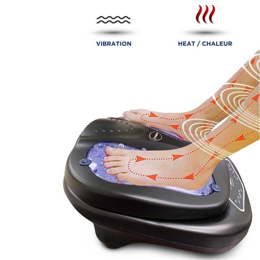 Westinghouse - Masseur de Pieds Infrarouge et Vibrant avec Télécommande Sans-Fil, Noir - Simple Boutique