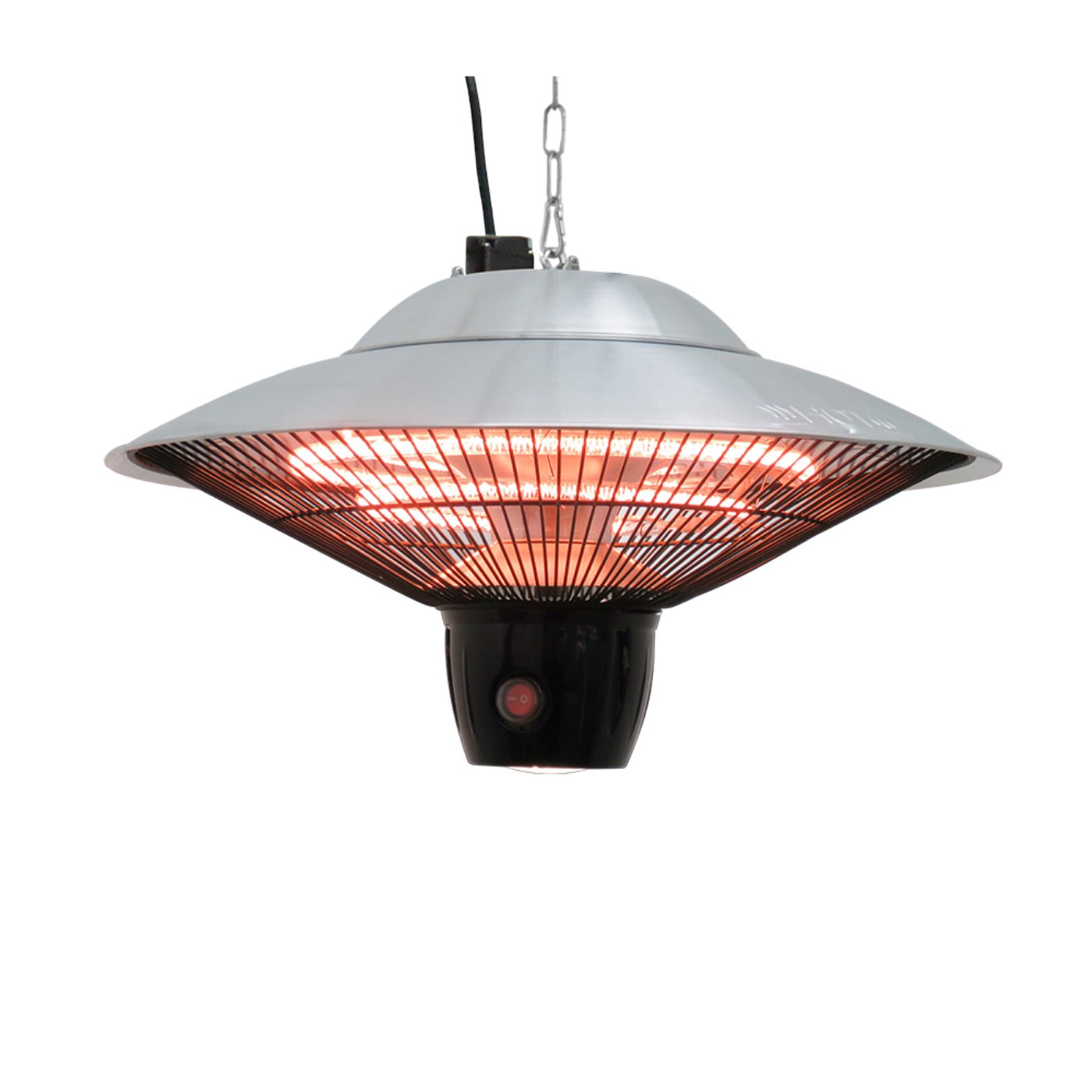 Westinghouse WES31-1544 Chaufferette Électrique de Patio Suspendue Infra-Rouge Argenté - Simple Boutique