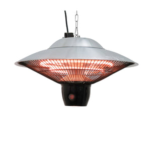 Westinghouse WES31-1544 Chaufferette Électrique de Patio Suspendue Infra-Rouge Argenté - Simple Boutique
