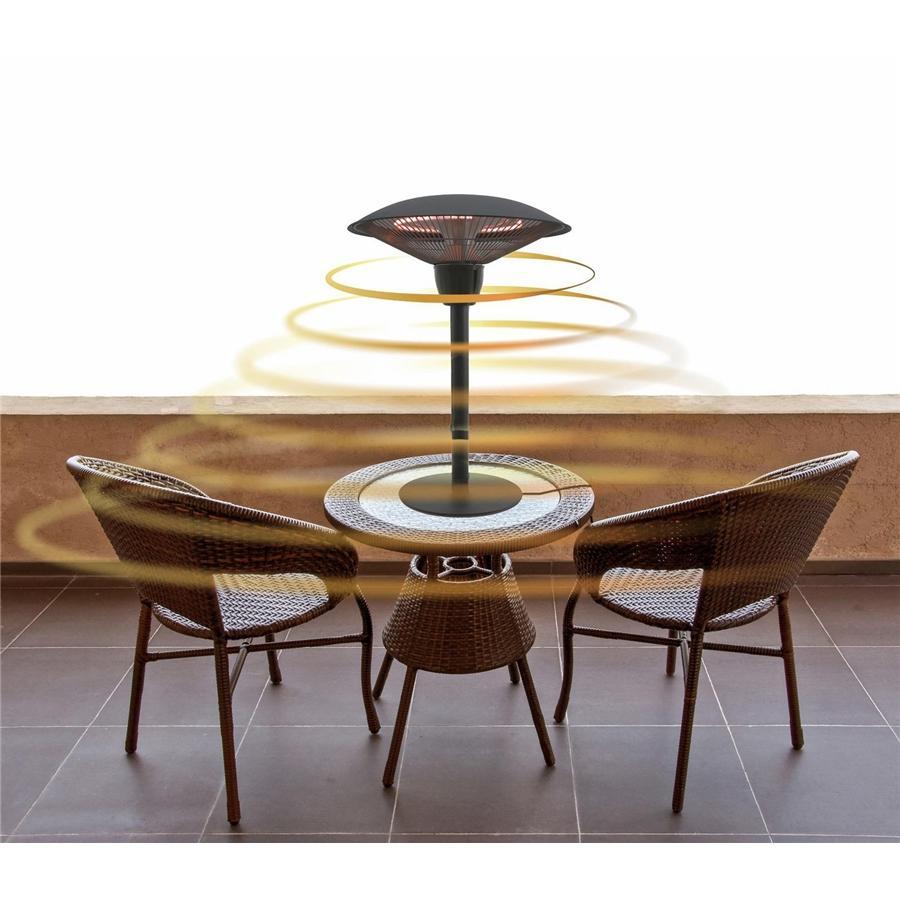 Westinghouse WES31-1566 Chaufferette Électrique de Patio sur Pied Infra-Rouge Noir - Simple Boutique