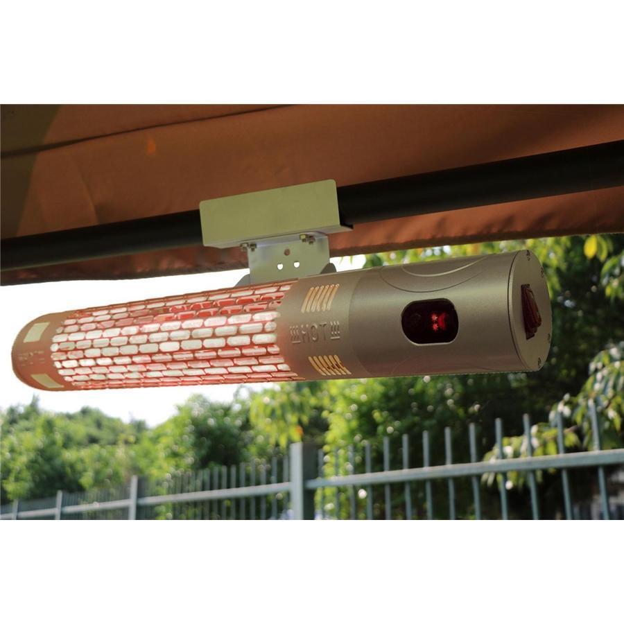 Westinghouse WES31-1592 Chaufferette Électrique de Patio Murale Infra-Rouge Argenté - Simple Boutique