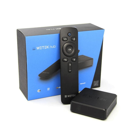Wetek - Concentrateur Android Smart TV, Steaming, Bluetooth 4.0, Ultra HD 4K, Dolby 5.1, Noir (BOITE OUVERTE)