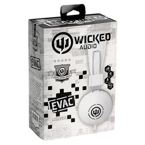 Wicked Audio Evac Casque D'écoute Stéréo Blanc Ou Noir Au Choix - Simple Boutique