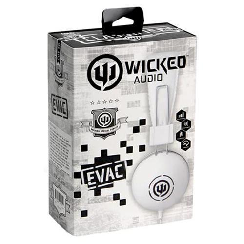 Wicked Audio Evac Casque D'écoute Stéréo Blanc Ou Noir Au Choix - Simple Boutique