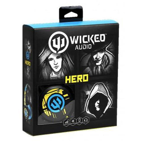 Wicked Audio Hero Casque D'écoute Stéréo Avec Contrôle Sur Le Fil