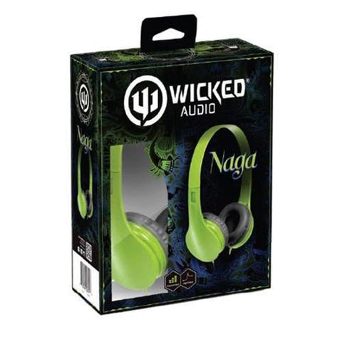 Wicked Audio Naga Casque Stéréo Vert