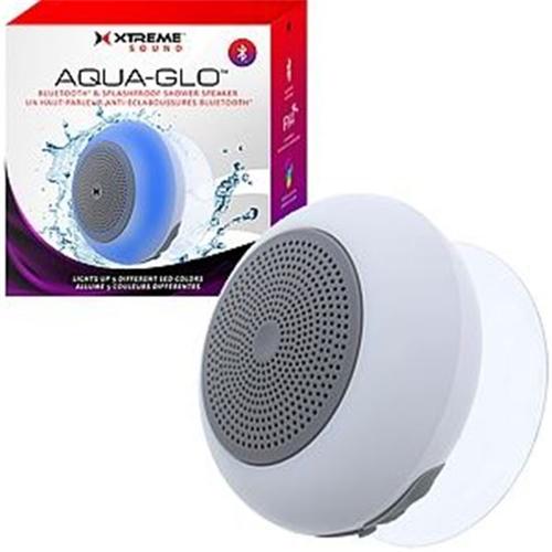 Xtreme Aqua Glo Haut Parleur Bluetooth Anti Éclaboussures Pour La Douche Et Piscine