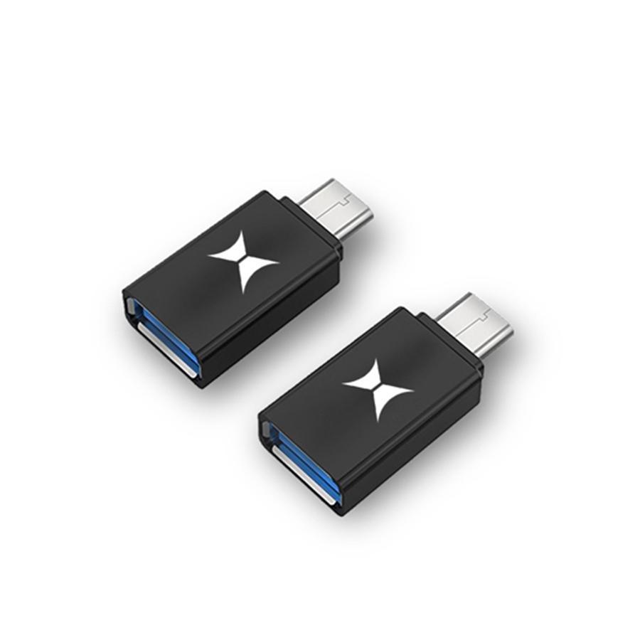 Xtreme XCB2-1014-PP1 Adapteur USB-A Femelle Vers USB Type-C pour Téléphone et Tablette, Noir