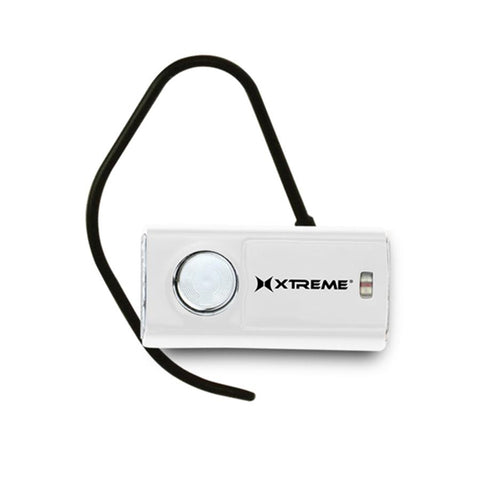 Xtreme XHF9-0101-WHT Oreillette Main-Libre Rechargeable, Bluetooth, Blanc