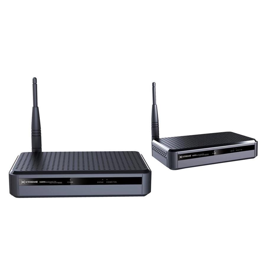 Xtreme XHV1-1020-BLK Kit HDMI Sans-fil Haute Définition - Transmetteur Sans les Câbles, Noir - Simple Boutique