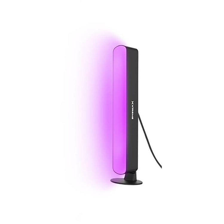 Xtreme XLB7-1033-BLK - Barre Lumineuse LED Multicolore, Réagit aux Sons et à la Musique, Avec Télécommande, Noir - Simple Boutique